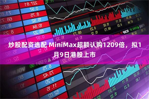 炒股配资选配 MiniMax超额认购1209倍，拟1月9日港股上市